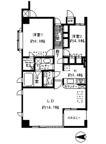 ガーネットコート四谷 701