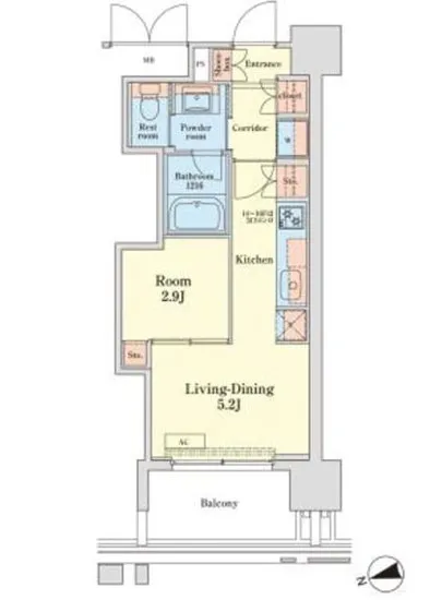 グランドプレシア芝浦 1106