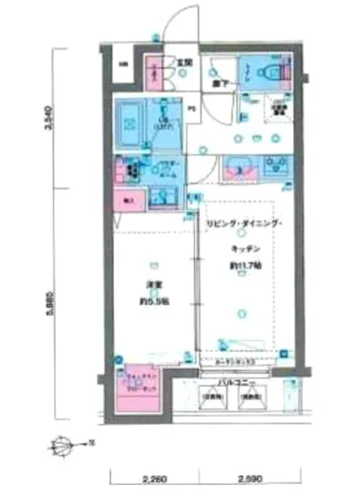 ジェノヴィア東向島スカイガーデン 210