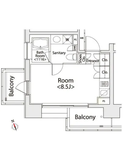 カスタリア戸越 804