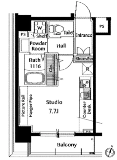デュオフラッツ東中野 602