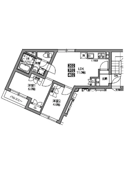 ジェムストーン目黒南 402