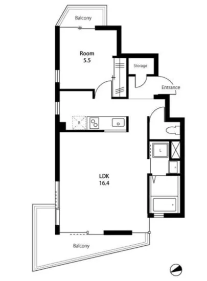 フェリオ白金 2F