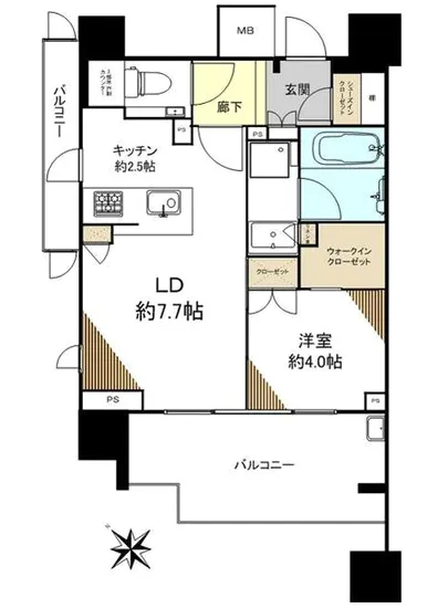 シティハウス目黒学芸大学 5F