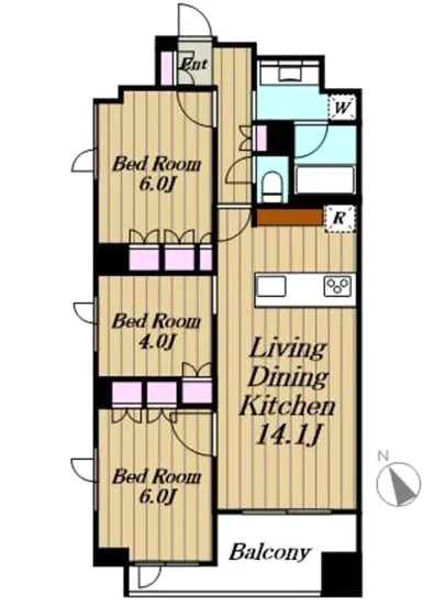 グリーンパーク八丁堀 2F