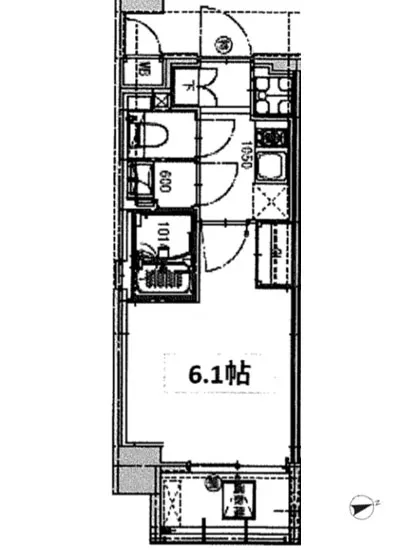 エクセローザ芝公園 701