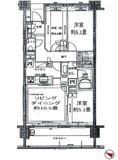 パークホームズ桜新町 601