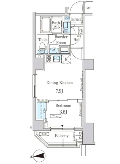 パークアクシス市谷加賀町 208