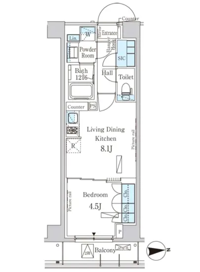 パークアクシス市谷加賀町 205