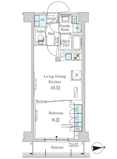 パークアクシス市谷加賀町 207