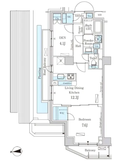 パークアクシス市谷加賀町 404
