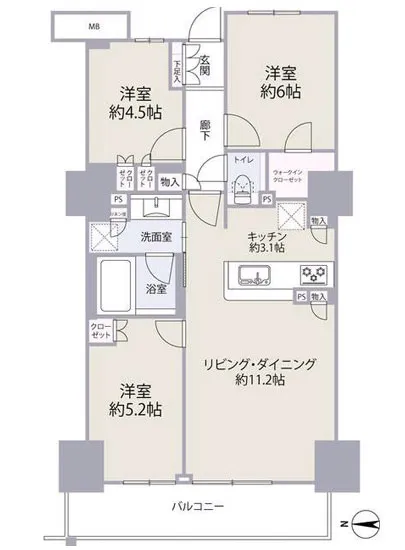 プライムパークス品川シーサイドザ・タワー 2F