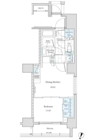 ザ・パークワンズ神田 701