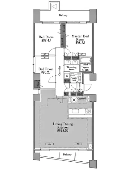 メゾン・ド・コリーヌ市ヶ谷 602
