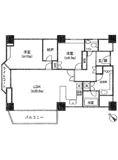麹町三番町マンション 5F