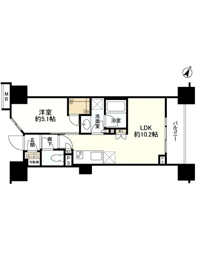 ザ・マジェスティコート目黒 14F