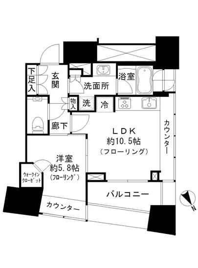 ザ・パークハウス三軒茶屋タワー 406