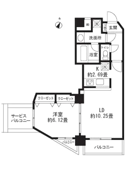 レジディア三軒茶屋2 702