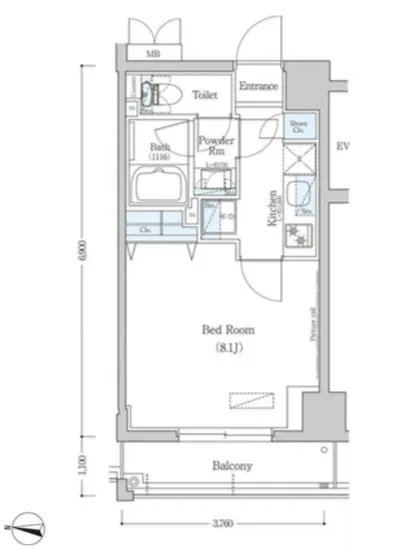 アーバネックス清澄白河2 W-303