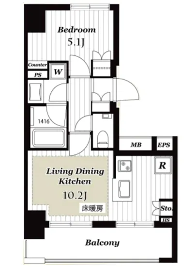 オープンレジデンシア王子 10F