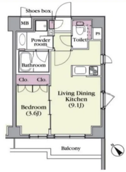 プラチナコート中目黒 301