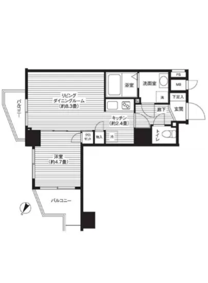 カスタリア初台 1004