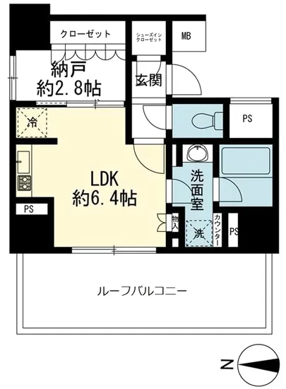 ザ・パークハウス新宿柏木 6F