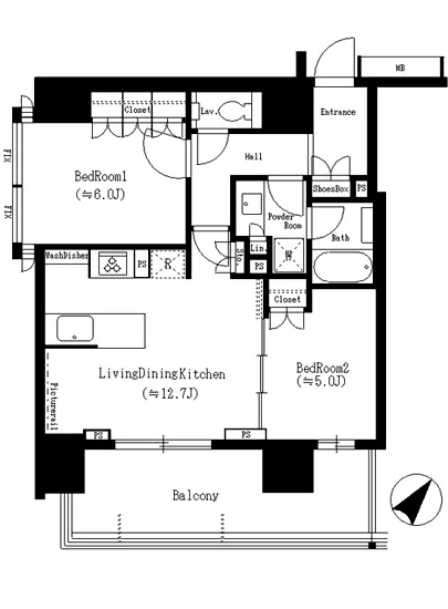 ザ・パークハウスアーバンス東五反田 1008