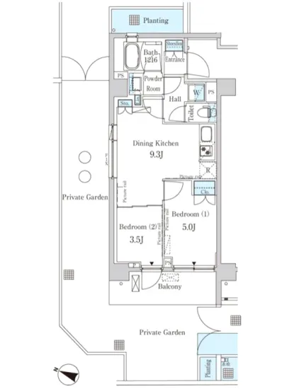 パークアクシス西馬込 101