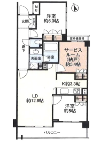 ジェイパークコート二子玉川グランデ 206