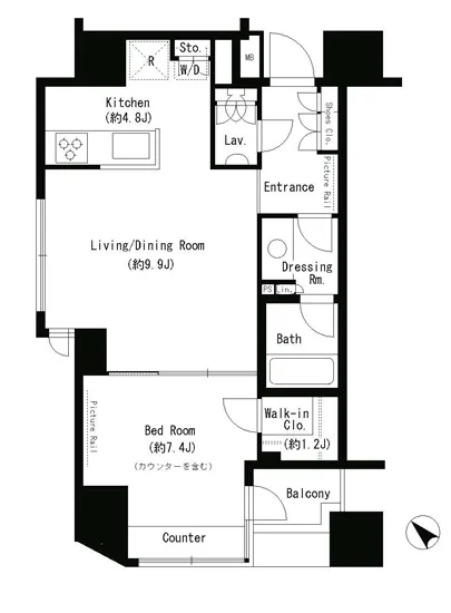 パークアクシス溜池山王 302