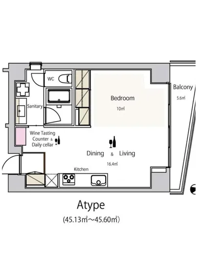 ワインアパートメント 401