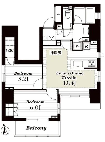 オープンレジデンシア上野松が谷 302
