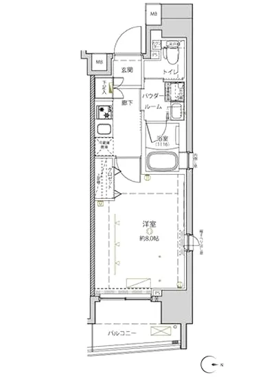 クレイシア秋葉原ラグゼスウィート 406