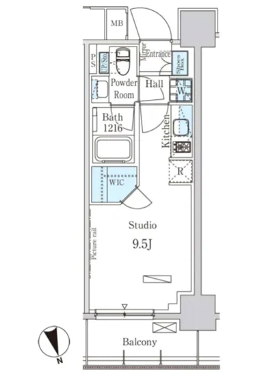 パークアクシス築地 805