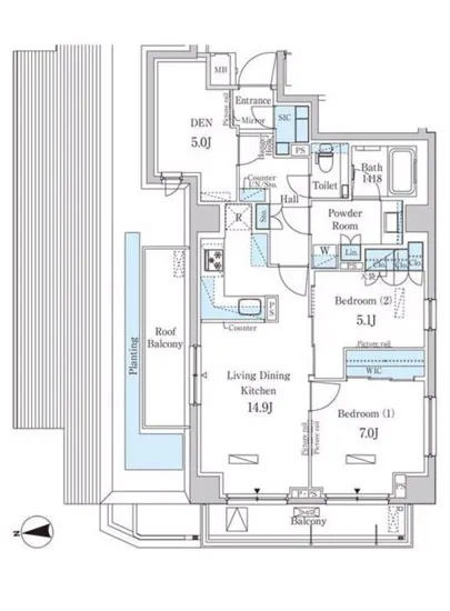 パークアクシス市谷加賀町 502