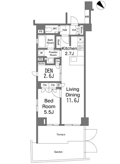 オープンレジデンシア高輪台 1F