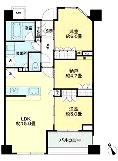 ザ・パークハウス浜田山 3F