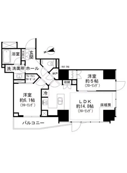 パークリュクス虎ノ門 1702
