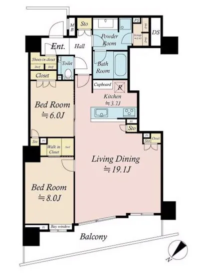ブリリアウェリス月島 13F