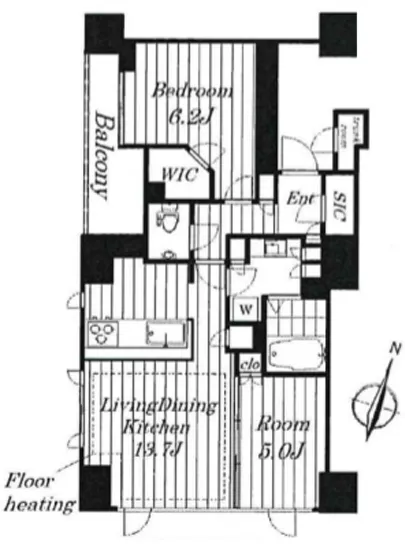 シティハウス勝どきステーションコート 802