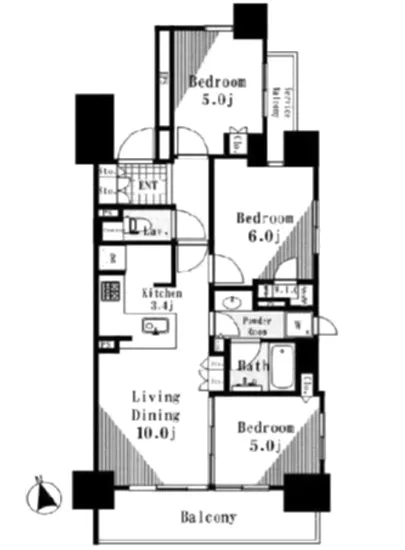 セントラルレジデンス西早稲田 8F