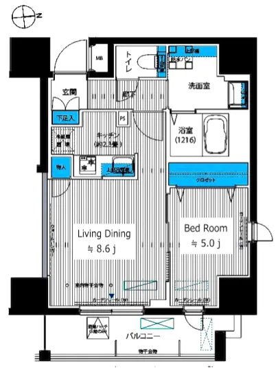 レジェンダリーガーデン赤羽イーストビュー 601