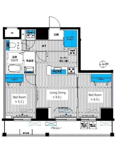 レジェンダリーガーデン赤羽イーストビュー 402