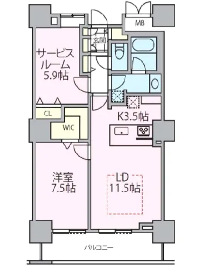 ロイヤルパークスタワー南千住 2414