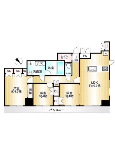 レフィール築地レジデンス 15F