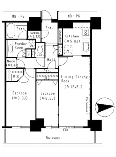 Wコンフォートタワーズイースト 3011