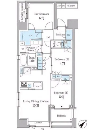 ウェリス茅場町 401