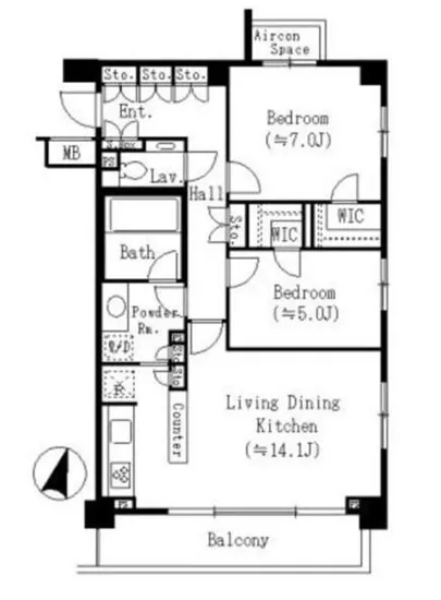 レジデンスヒルズ神山町 405