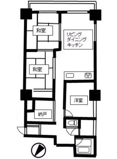 マンション京都白金台 4F